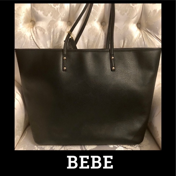 BEBE LOGO LARGE TOTE - Picture 2 of 8